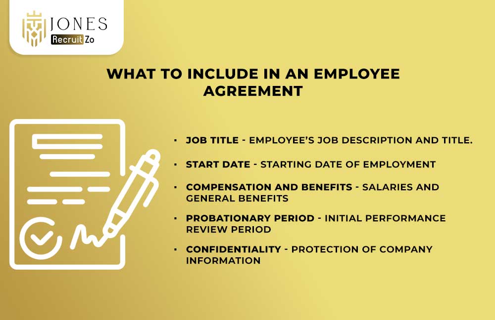 What to include in an employee agreement